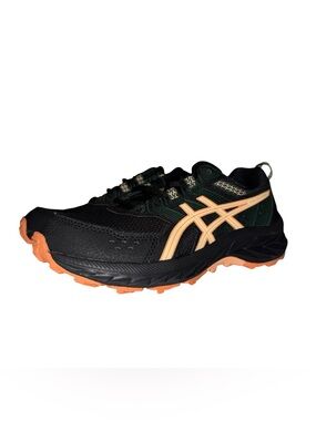 Asics Black & Peach Trail Running Sneakers